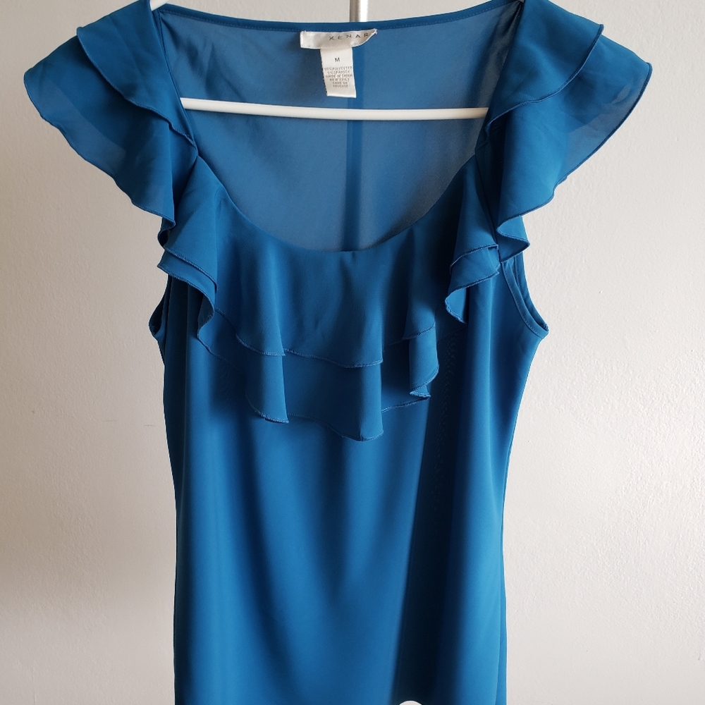 Kenar blue blouse
